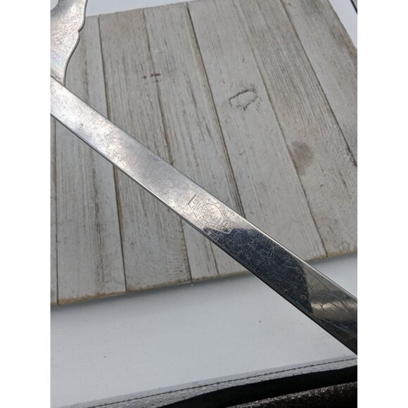 ROYAL BRAND Sharp Cutter Stainless Curved Slotted Spatula Flipper Turner 13 1/4" - Picture 7 of 7